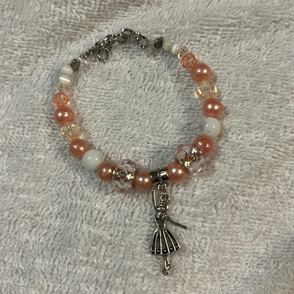 8 inch bracelet with charm
